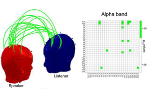 اندازه گیری همزمان فعالیت مغزی دو مغز در تعاملات اجتماعی