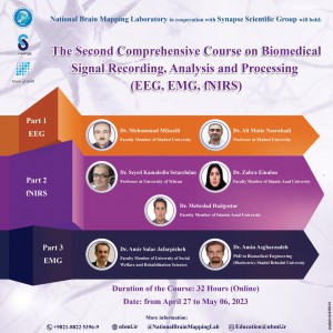 Comprehensive Course on Biomedical Signals Recording, Analysis and Processing (EEG, EMG, fNIRS)