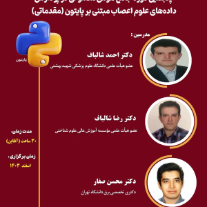  پنجمین دوره جامع هوش مصنوعی در پردازش داده های علوم اعصاب مبتنی بر پایتون