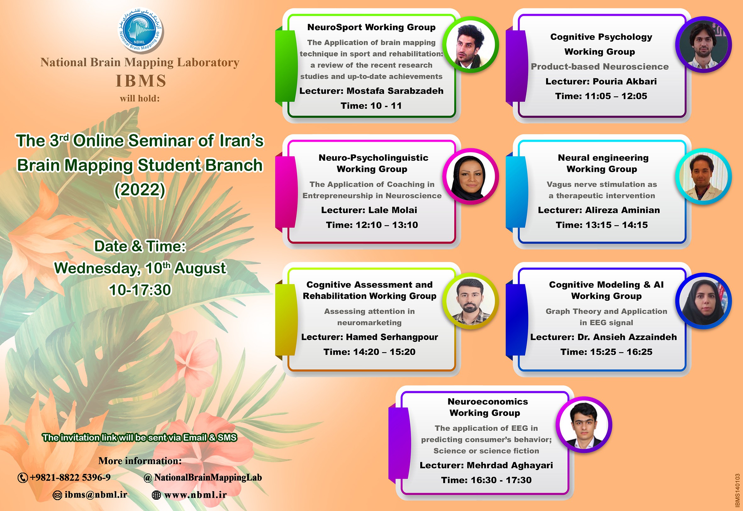 The 3rd Online Seminar of Iran’s Brain Mapping Student Branch (2022)
